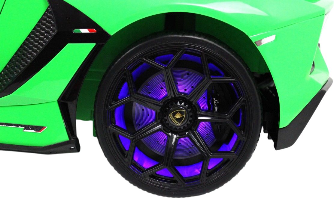 Детский электромобиль RiverToys Lamborghini Aventador SVJ (A111MP) зеленый