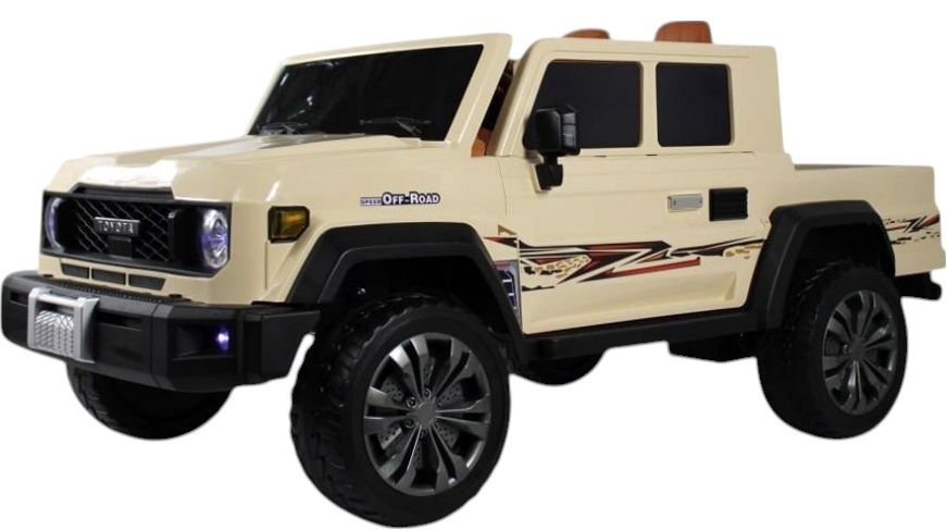 Детский электромобиль RiverToys Pick-Up (E555KX-PICKUP-KHAKI) хаки