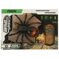 Паук на р/у свет, движение, usb з/у, цвет в ассорт, кор.25*18*5,1см ТЕХНОДРАЙВ в кор.2*12шт 1807F238-R