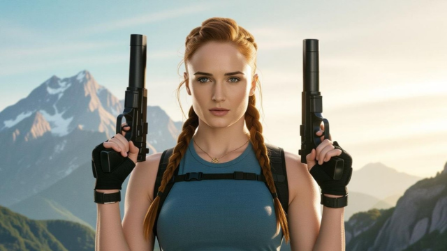 Звезда «Игры Престолов», Софи Тёрнер готовится к роли Лары Крофт: игры, комиксы и изнурительные тренировки
