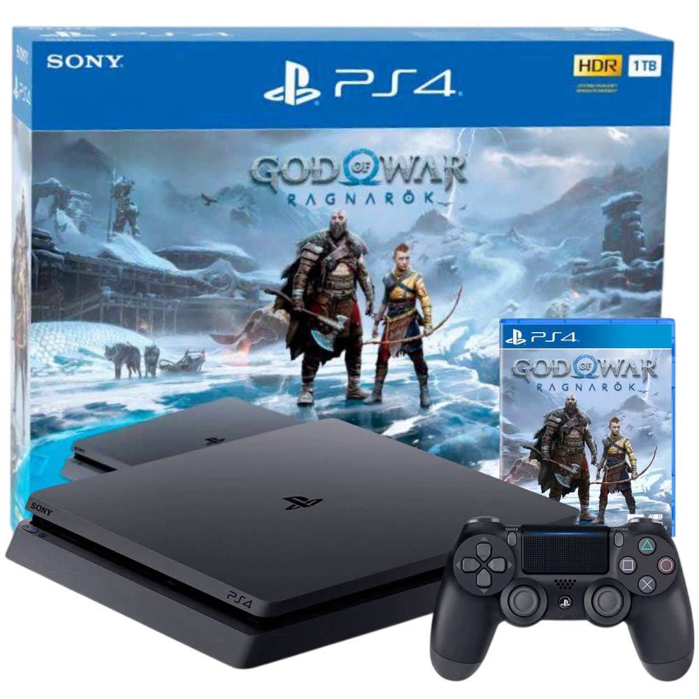 Игровая приставка Sony PlayStation 4 1TB Slim + God of War Ragnarok
