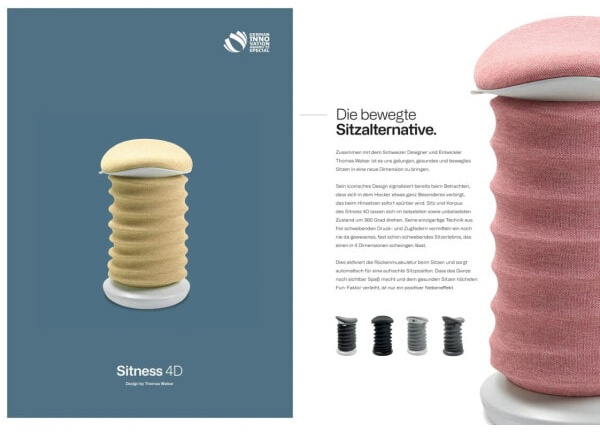 (EU) Ортопедическее стул Sitness Aktiv-Sitz 4D AGR, 241552496, Зелёный