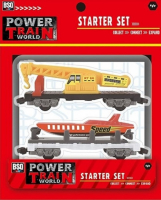 Грузовые вагоны для железной дороги BSQ (кран и лодка)(BSQ-2023-8)