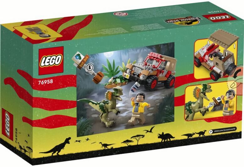 (EU) Игрушка LEGO Jurassic World Засада Дилофозавра (76958)