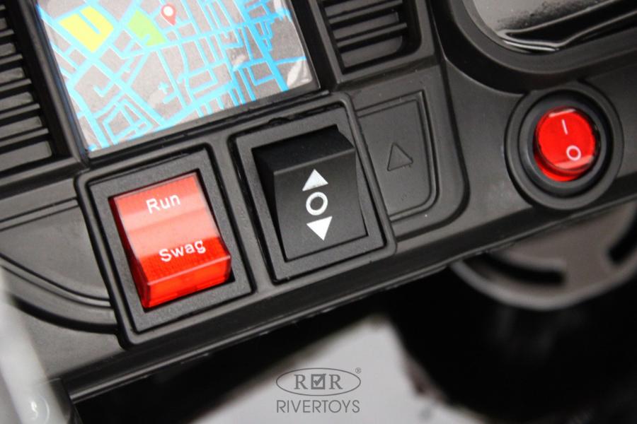 Детский электромобиль RiverToys М555БХ черный глянец