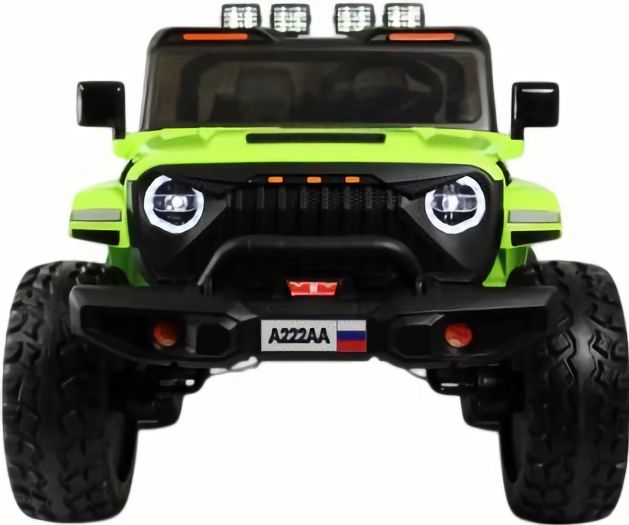 Детский электромобиль Jeep A222AA зеленый