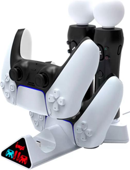 Зарядная станция iPega для 2-х геймпадов Sony DualSense и контроллеров PS Move (PG-P5011)