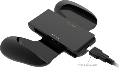 Подзаряжающий держатель DOBE для Nintendo Switch Joy-Con (черный) (TNS-0136)