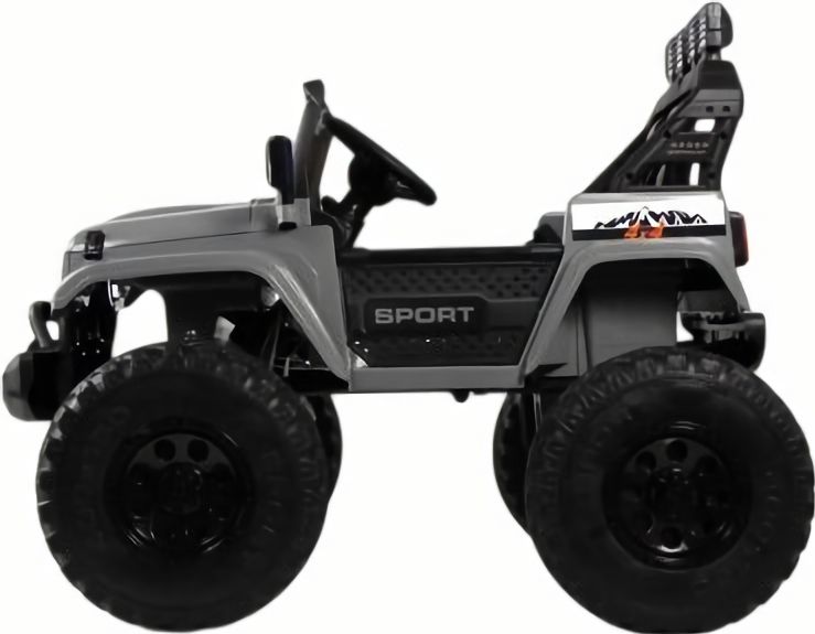 Детский электромобиль Jeep A222AA серый