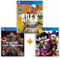 ИгроПак для PS4: Dead Rising 4: Frank's Big Package + Apex Legends Lifeline Edition + Rage 2