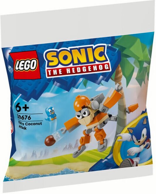 (EU) Игрушка-конструктор LEGO Sonic Кокосовая атака Кики (30676)