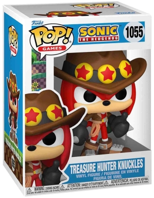 Фигурка Funko Pop! Games: Sonic The Hedgehog - Treasure Hunter Knuckles (1055)