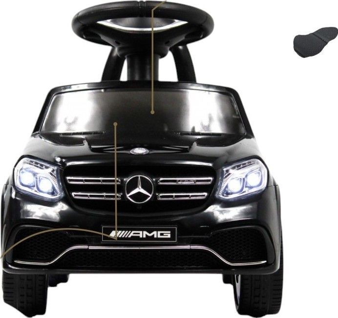 Детский толокар Mercedes-AMG GLS 63 RiverToys (HL600) (черный)