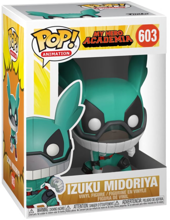 (EU) Фигурка Funko POP! + Animation: Izuku Midoriya (Deku) with Helmet (603).