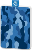 Внешний жёсткий диск SSD Seagate 500GB One Touch SE STJE500406 (камуфляж синий)