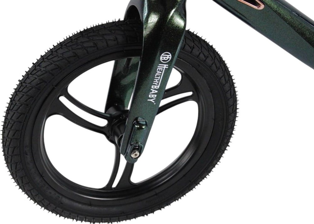 Детский беговел RiverToys (HB-555-14) (темно-зеленый)