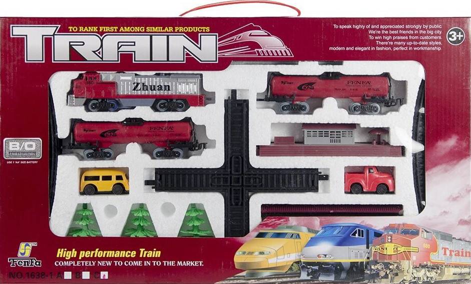 Железная дорога Fenfa Классический поезд с ж/д станцией 4,3 м (1638C)