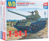 Сборная модель AVD Средний танк T-54-1(1к43)(3009AVD)