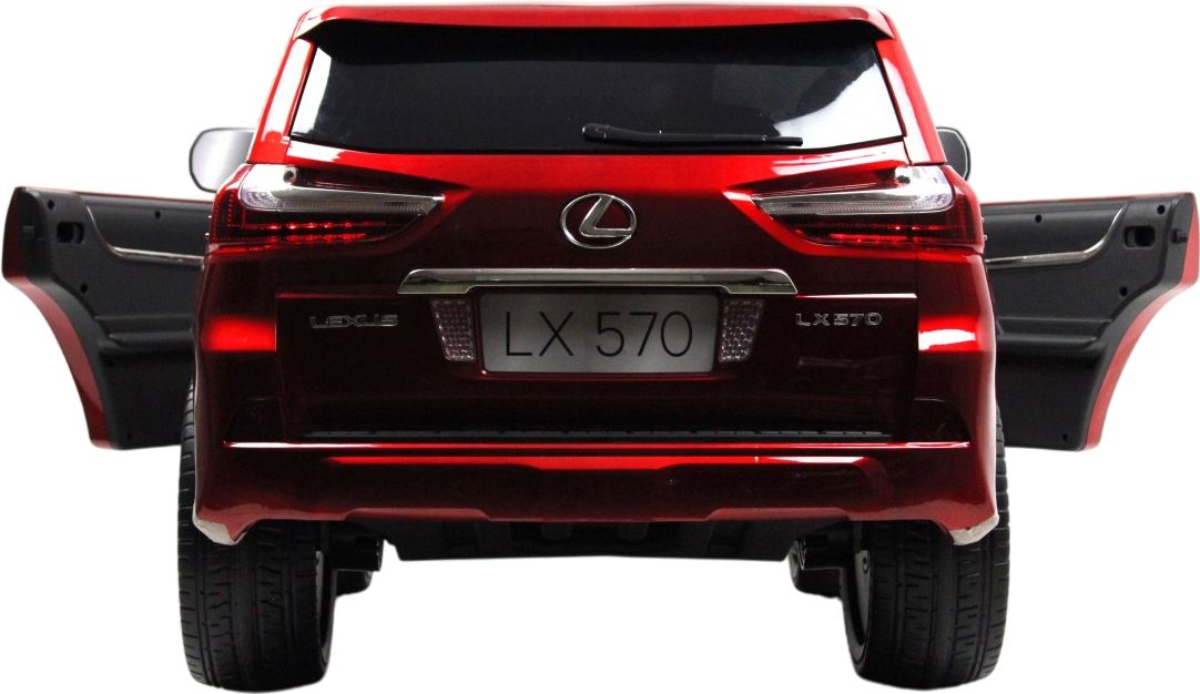 Детский электромобиль RiverToys Lexus LX570 (Y555YY) красный глянец
