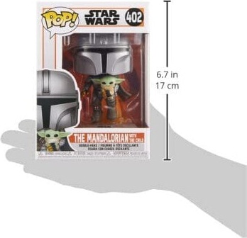 (EU) Фигурка Funko POP! Star Wars Mandalorian: The Mandalorian with The Child (402)