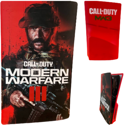 Чехол силиконовый для PS5 Slim с дисководом Call of Duty Modern Warfare 3