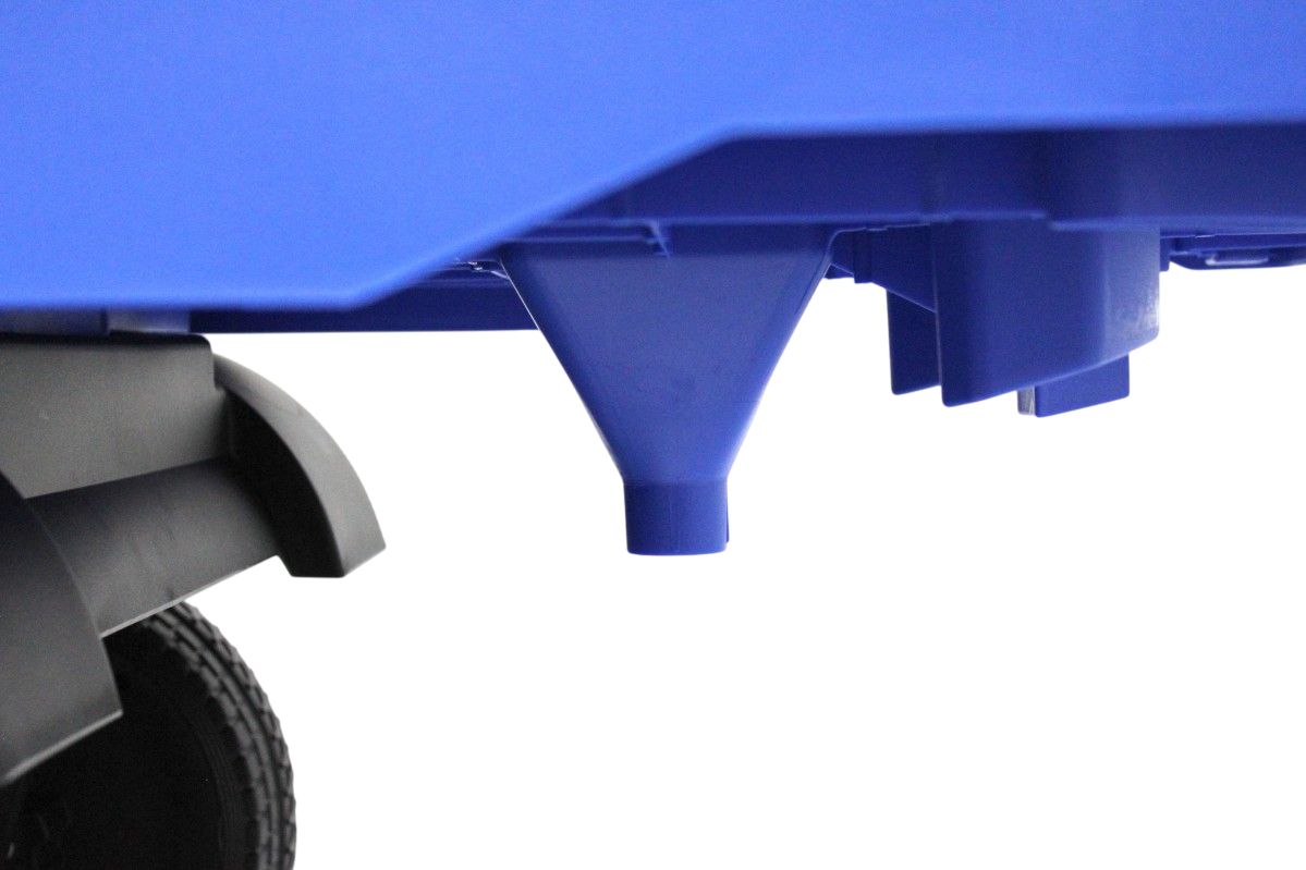 Прицеп RiverToys HL358 синий