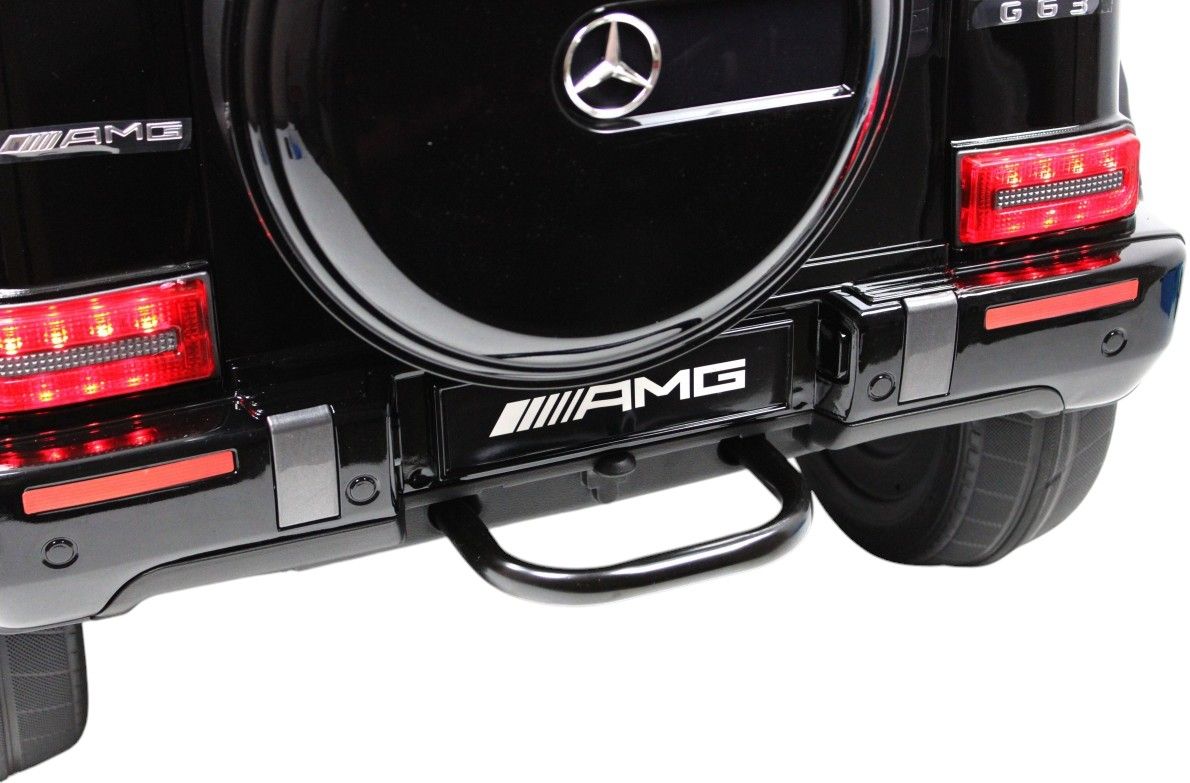 Детский электромобиль RiverToys Mercedes-Benz G63 4WD (Mercedes-AMG-G63-4WD-K999KK-BLACK-GLANEC) черный глянец