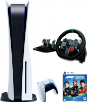 Sony PlayStation 5 (PS5) + Руль Logitech G29 Driving Force и педали + Игра F1 2021