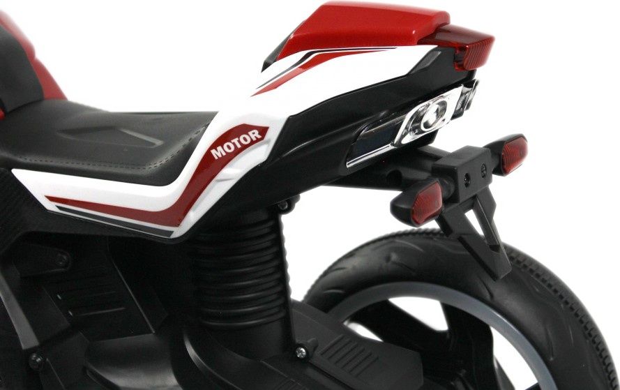 Детский электромотоцикл RiverToys K222AM красный