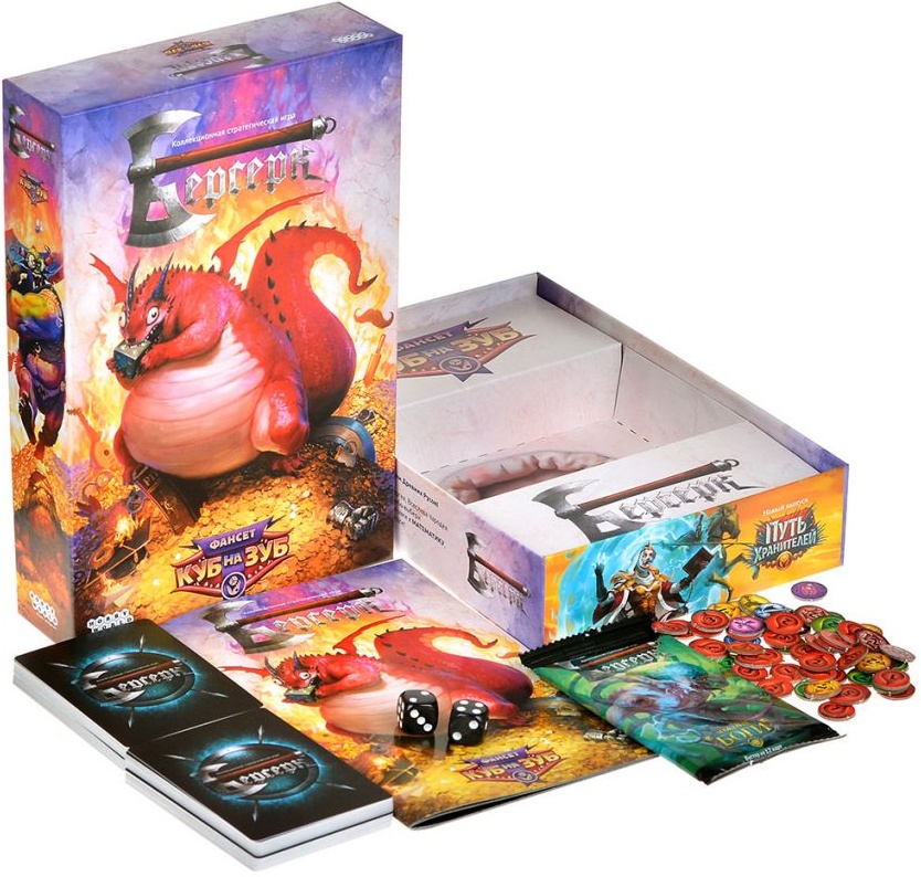 (EU) Настольная игра Hobby World Берсерк. Фансет: Куб на зуб