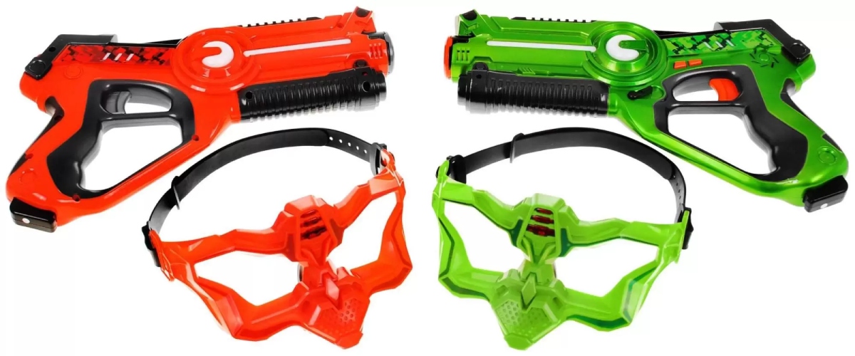 Набор лазерный бой Call of Life (2 пистолета + 2 маски), Winyeaw 7001D