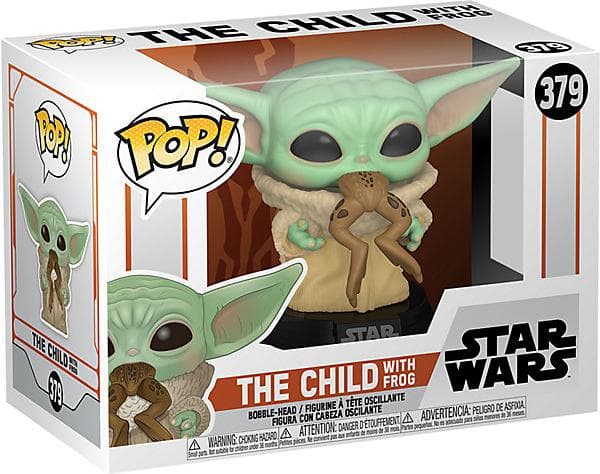 Фигурка Funko POP! Bobble: Star Wars: Mandalorian: The Child w/Frog (49932)