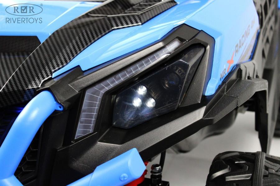 Детский электромобиль RiverToys K777KK LUX 4WD синий