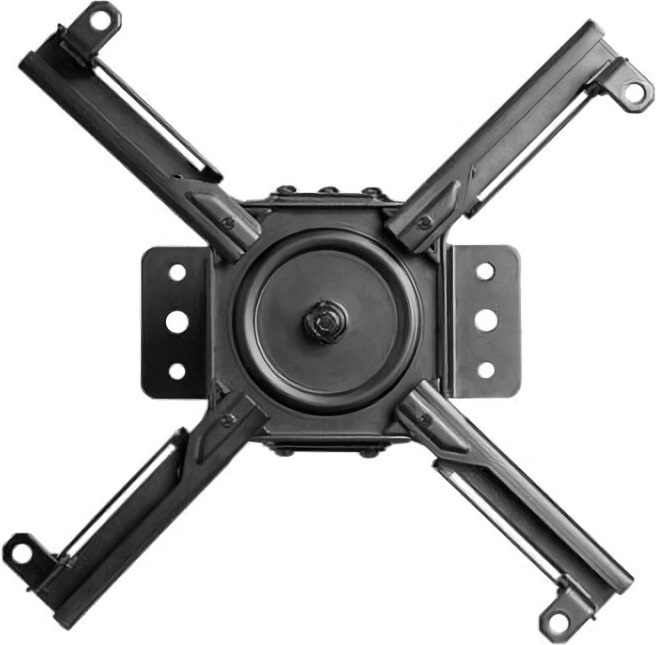 (EU) Аксессуар для проектора Neomounts CL25-550BL1 универсальное потолочное Full Motion крепление (35 кг, 4 выдвижные руки, Easy-release, Cable Management) , Чёрный