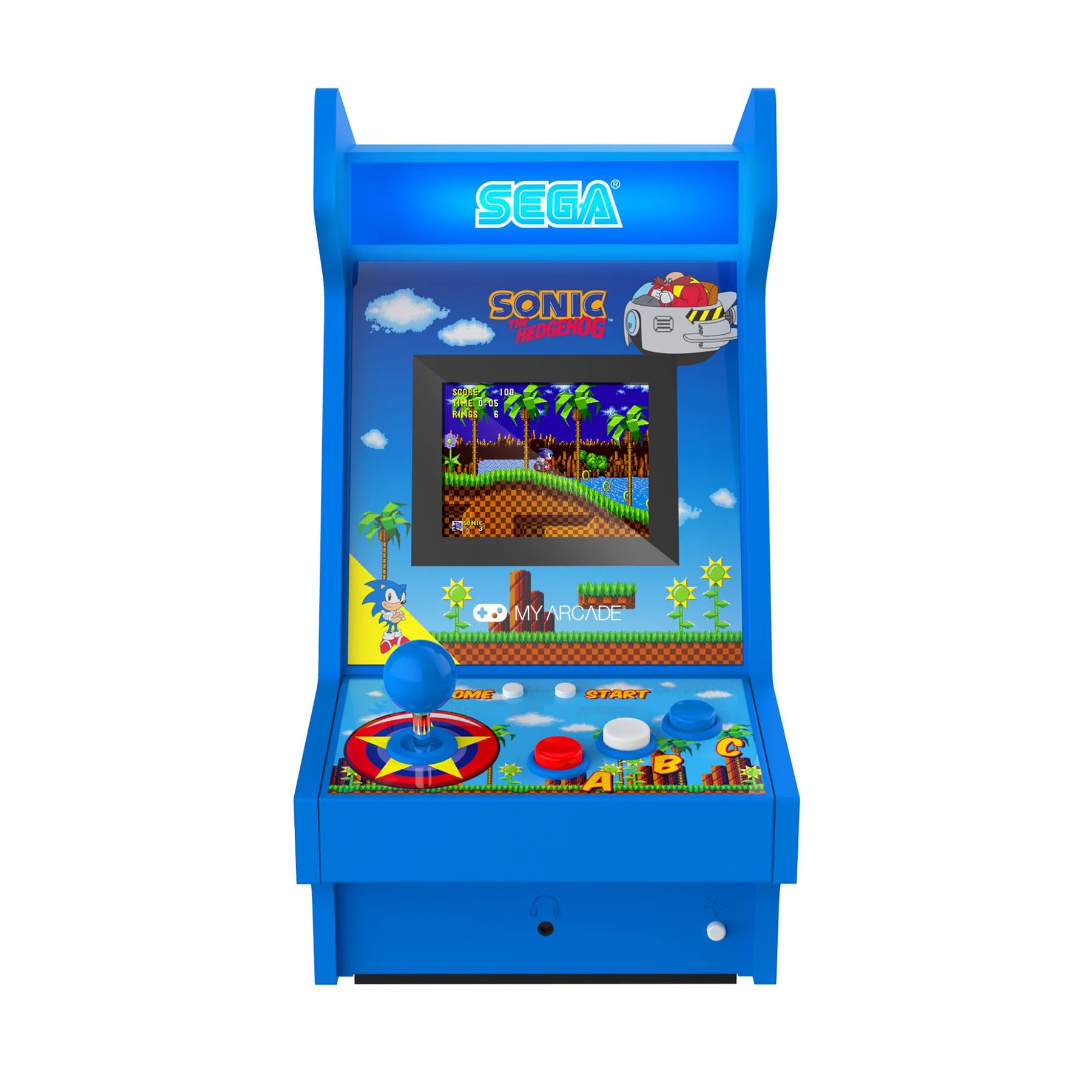 Аркадная игровая ретро приставка консоль My Arcade Sonic the Hedgehog Mighty Player