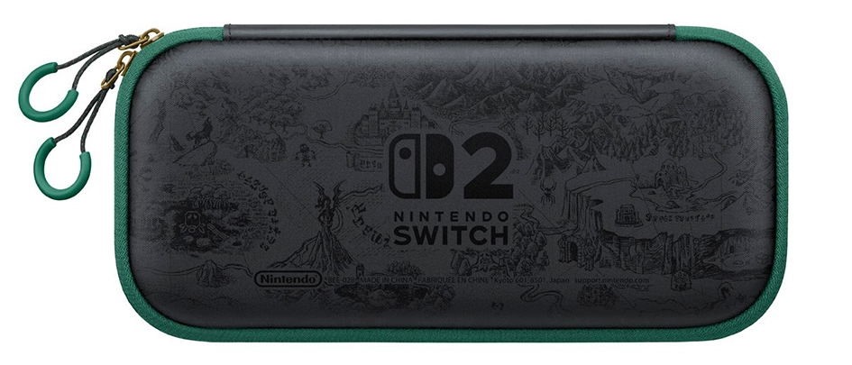 Фирменный чехол + плёнка на экран для Nintendo Switch 2 The Legend of Zelda - 40th Anniversary Editi