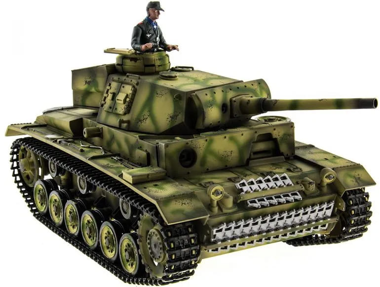 Р/У танк Taigen 1/16 Panzerkampfwagen III (Германия) HC (для ИК танкового боя) V3 2.4G RTR, TG3848-1HC-IR3.0