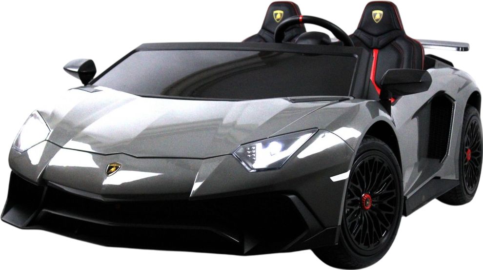 Детский электромобиль RiverToys Lamborghini Aventador SV (M777MM) серый