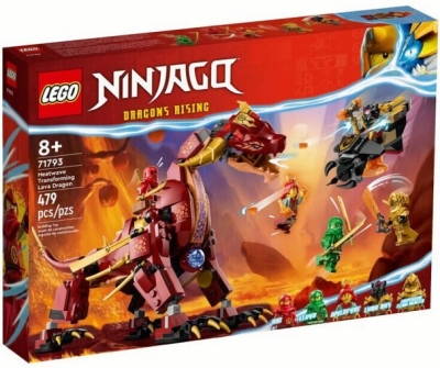 (EU) Конструктор LEGO Ninjago Лавовый дракон-трансформер (71793)