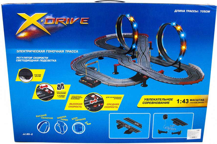 Гоночный автотрек JJ Slot Ралли (JJ85-2)