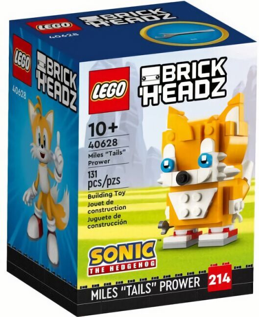 (EU) Конструктор LEGO Brick Headz Соник: Майлз «Тейлз» Прауэр (40628)