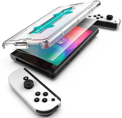 Защитное стекло с аппликатором для Nintendo Switch OLED Choice for all Strong glass