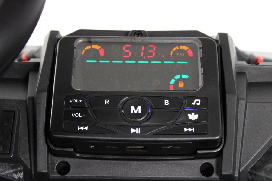 Детский электромобиль RiverToys A999AA зеленый карбон