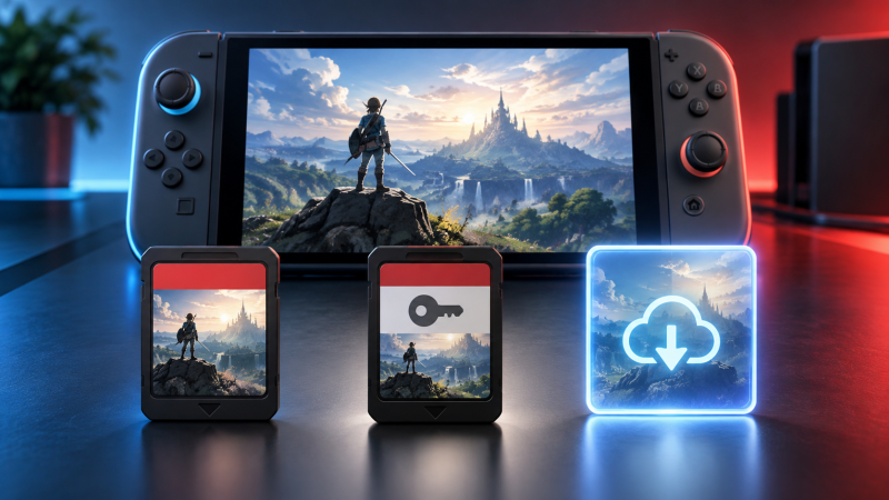 Game-Key Card, обычный картридж или цифровая версия — что выбрать на Switch 2
