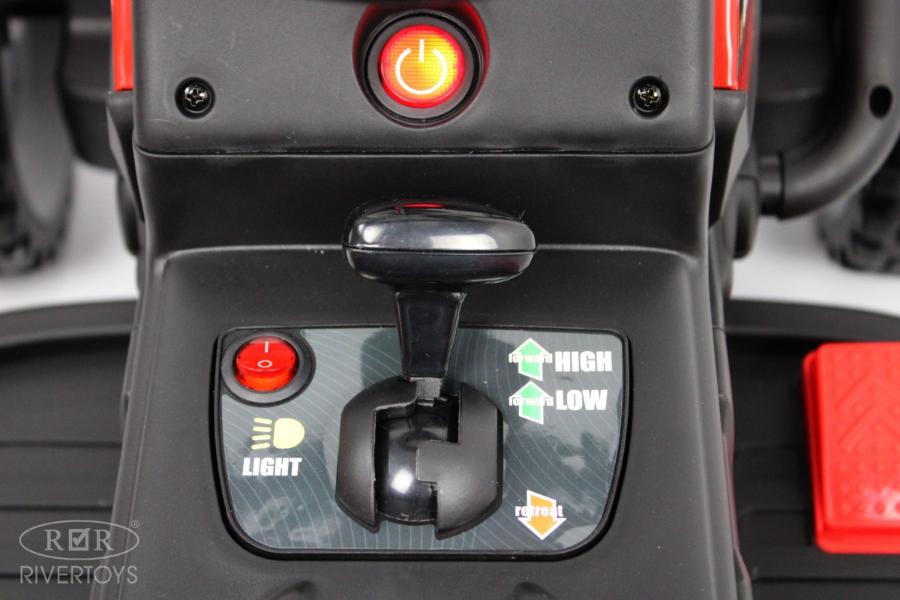 Детский электромобиль RiverToys H444HH красный