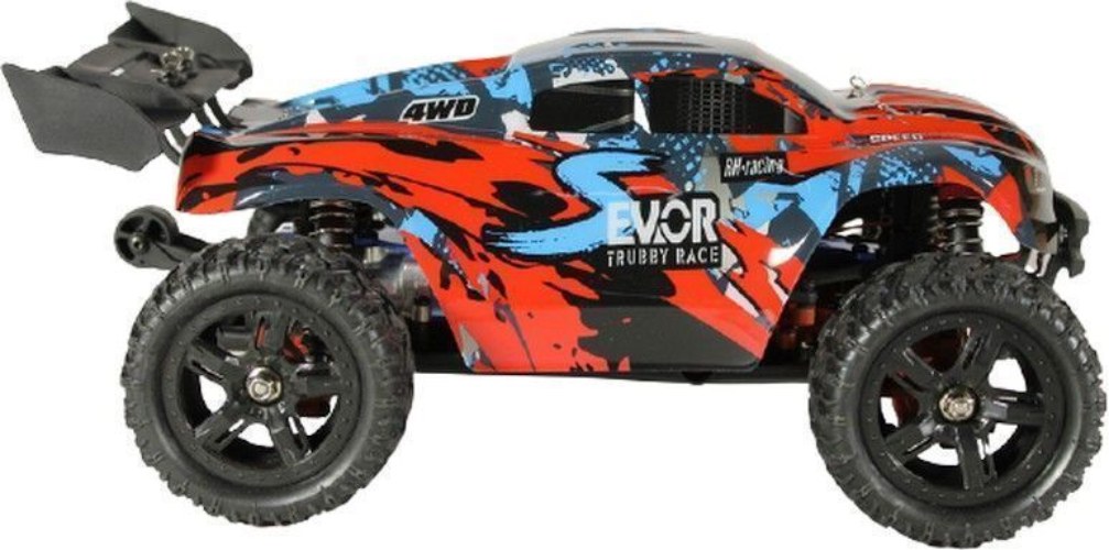 Радиоуправляемая модель Remo Hobby трагги S EVO-R Brushless UPGRADE V2.0 4WD (1к16) красный (RH1665UPGV2-RED)