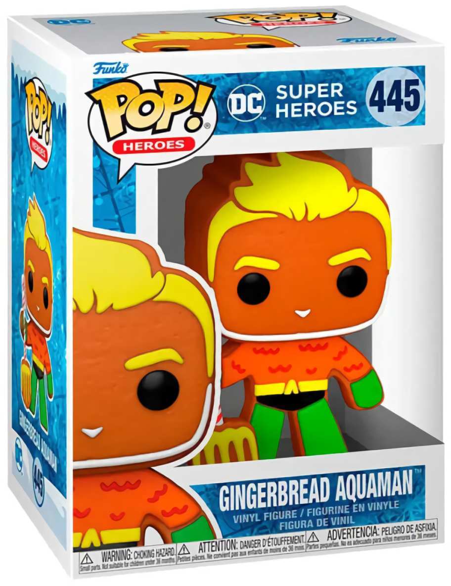 (EU) Фигурка Funko POP! Heroes: Gingerbread Aquaman (445)