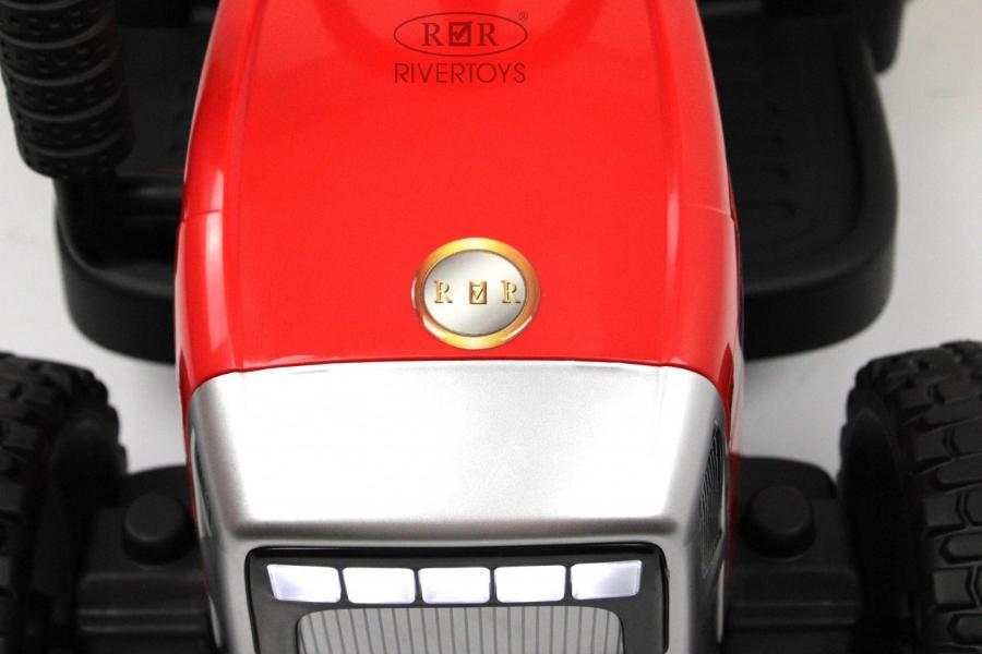 Детский электромобиль RiverToys H444HH красный