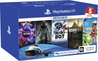 Очки виртуальной реальности Sony PlayStation VR (CUH-ZVR2 RUS) + 5 игр Mega Pack Bundle