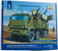 Сборная модель AVD КАМАЗ-6560 ЗРПК 96К6 (Панцирь-С1)(1к43)(1437AVD)